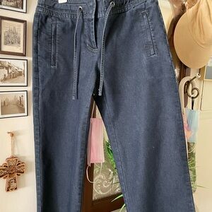 Liz Claiborne Dark Blue Ankle Jeans